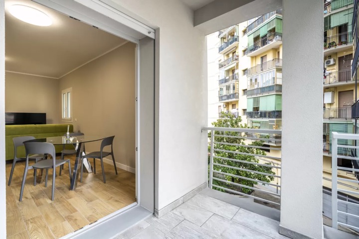 Soggiorno con terrazzo, Residenza Novoli Prestige, Firenze